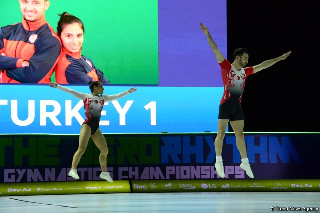Best moments of 11th European Aerobic Gymnastics Championship finals in Baku (PHOTO)