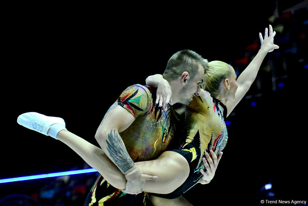 Best moments of 11th European Aerobic Gymnastics Championship finals in Baku (PHOTO)