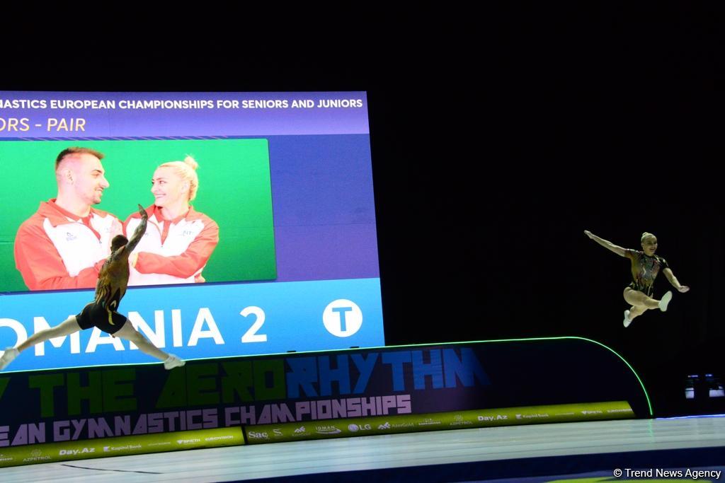 Best moments of 11th European Aerobic Gymnastics Championship finals in Baku (PHOTO)