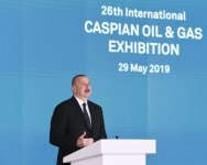 President Ilham Aliyev attends opening of 26th International Caspian Oil & Gas-2019 Exhibition and Conference (PHOTO)