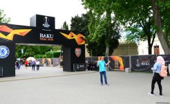 Few hours left before start of UEFA Europa League final match in Baku (PHOTO)