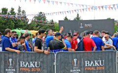 Few hours left before start of UEFA Europa League final match in Baku (PHOTO)