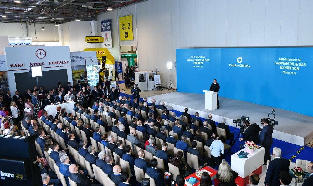 President Ilham Aliyev attends opening of 26th International Caspian Oil & Gas-2019 Exhibition and Conference (PHOTO)