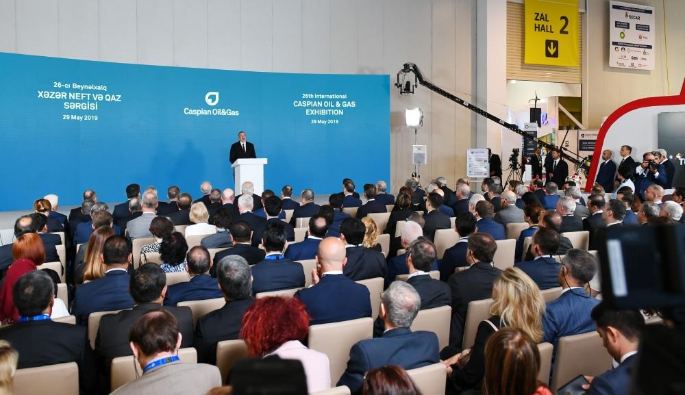 President Ilham Aliyev attends opening of 26th International Caspian Oil & Gas-2019 Exhibition and Conference (PHOTO)