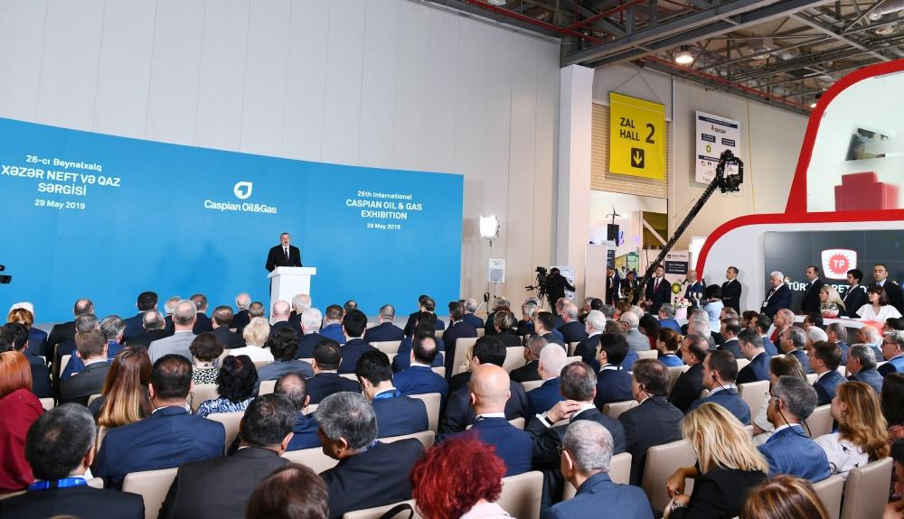 President Ilham Aliyev attends opening of 26th International Caspian Oil & Gas-2019 Exhibition and Conference (PHOTO)