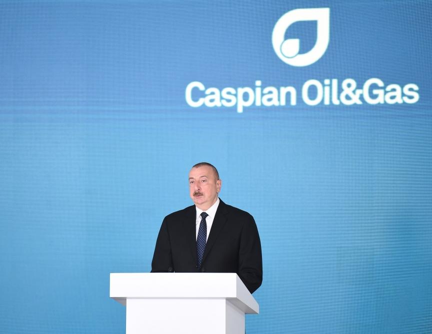 President Ilham Aliyev attends opening of 26th International Caspian Oil & Gas-2019 Exhibition and Conference (PHOTO)