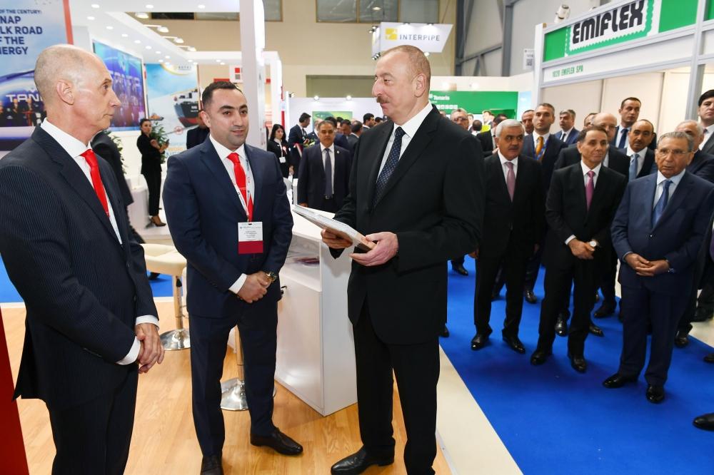 President Ilham Aliyev attends opening of 26th International Caspian Oil & Gas-2019 Exhibition and Conference (PHOTO)