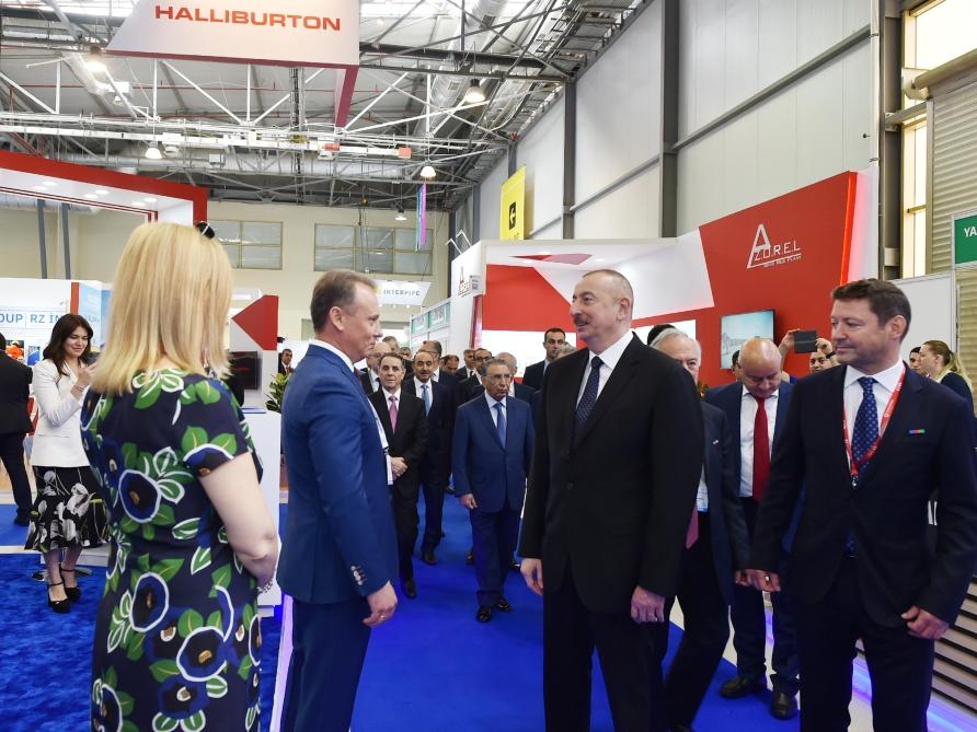 President Ilham Aliyev attends opening of 26th International Caspian Oil & Gas-2019 Exhibition and Conference (PHOTO)