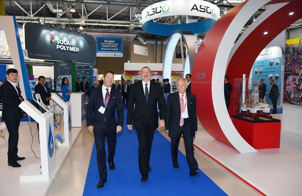President Ilham Aliyev attends opening of 26th International Caspian Oil & Gas-2019 Exhibition and Conference (PHOTO)