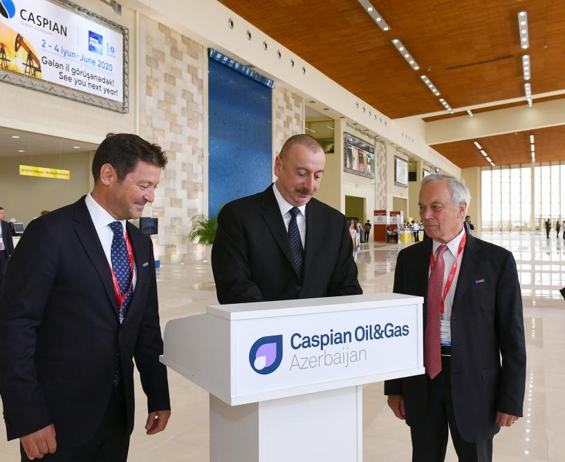President Ilham Aliyev attends opening of 26th International Caspian Oil & Gas-2019 Exhibition and Conference (PHOTO)