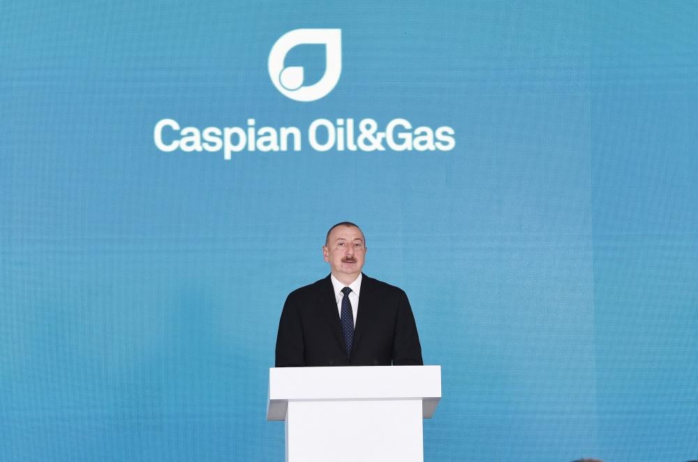 President Ilham Aliyev attends opening of 26th International Caspian Oil & Gas-2019 Exhibition and Conference (PHOTO)