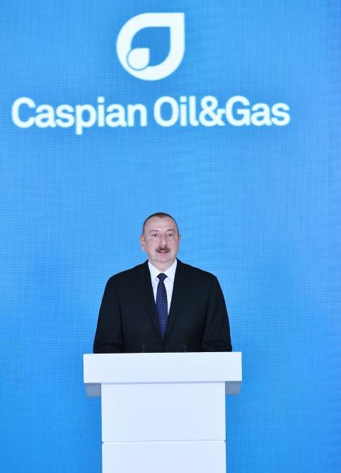 President Ilham Aliyev attends opening of 26th International Caspian Oil & Gas-2019 Exhibition and Conference (PHOTO)