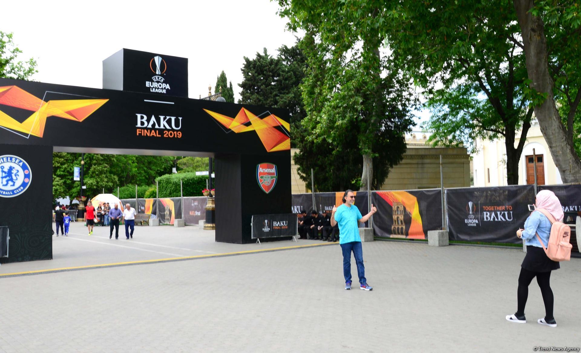 Few hours left before start of UEFA Europa League final match in Baku (PHOTO)