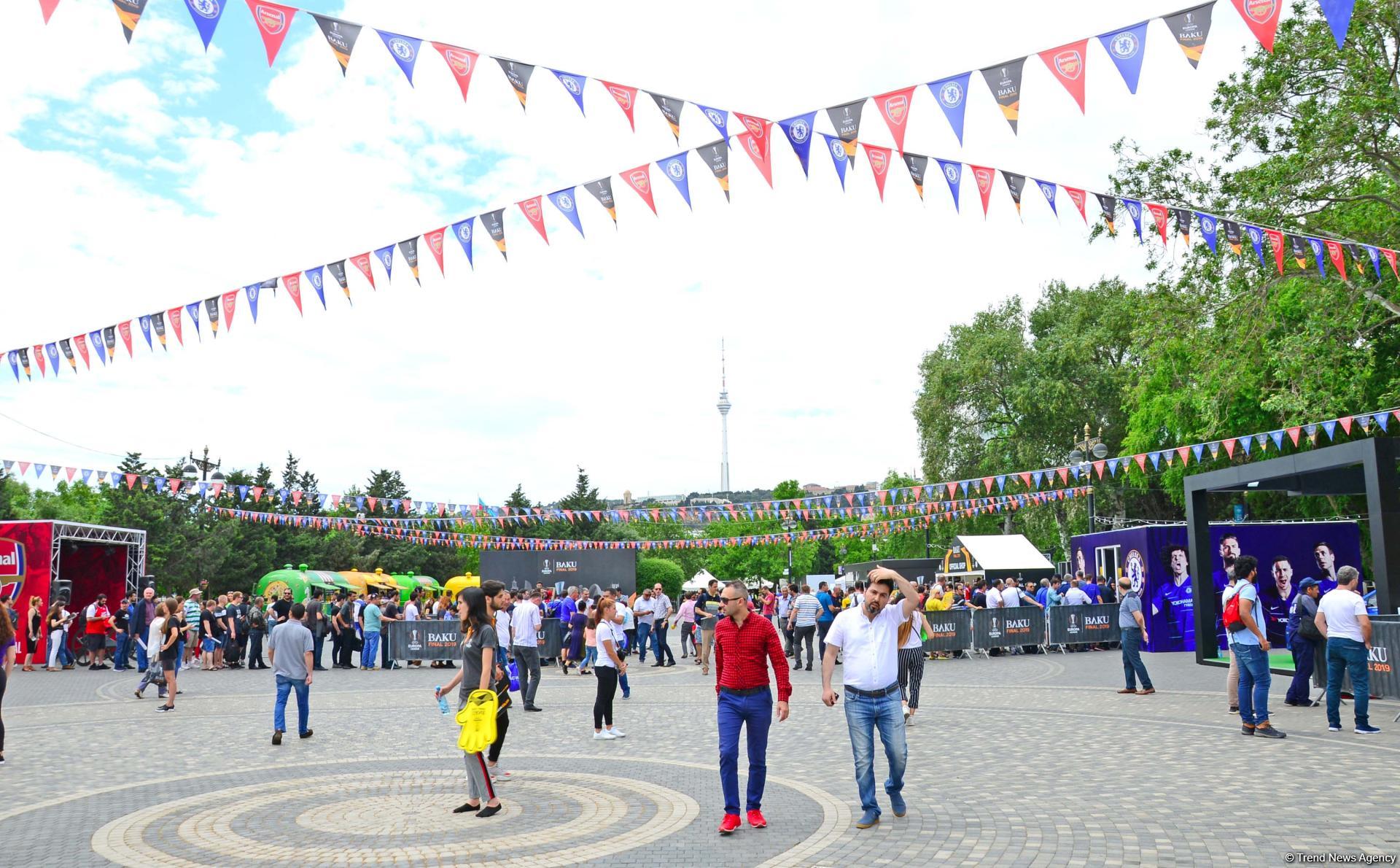 Few hours left before start of UEFA Europa League final match in Baku (PHOTO)