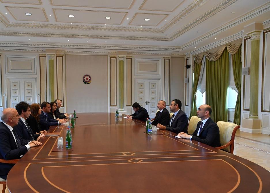 President Ilham Aliyev receives delegation led by Italian Minister of Agricultural, Food, Forestry and Tourism Policies