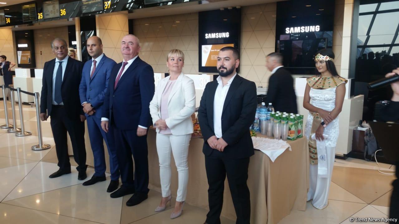 Opening ceremony of Baku-Sharm El-Sheikh regular flight held (PHOTO)