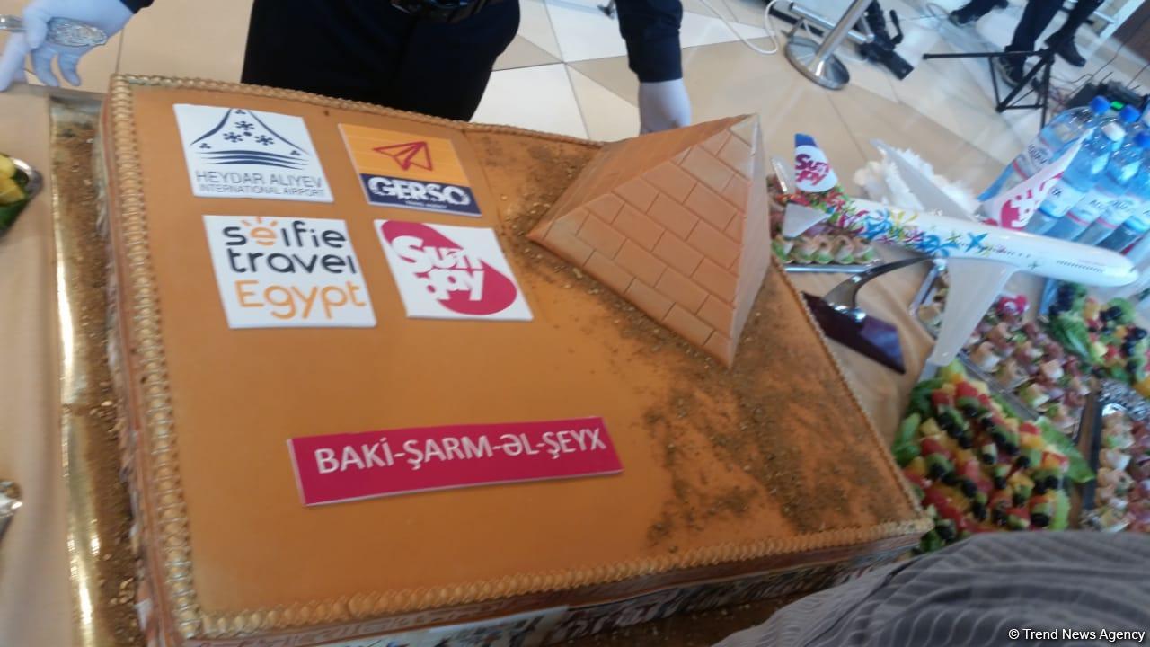 Opening ceremony of Baku-Sharm El-Sheikh regular flight held (PHOTO)