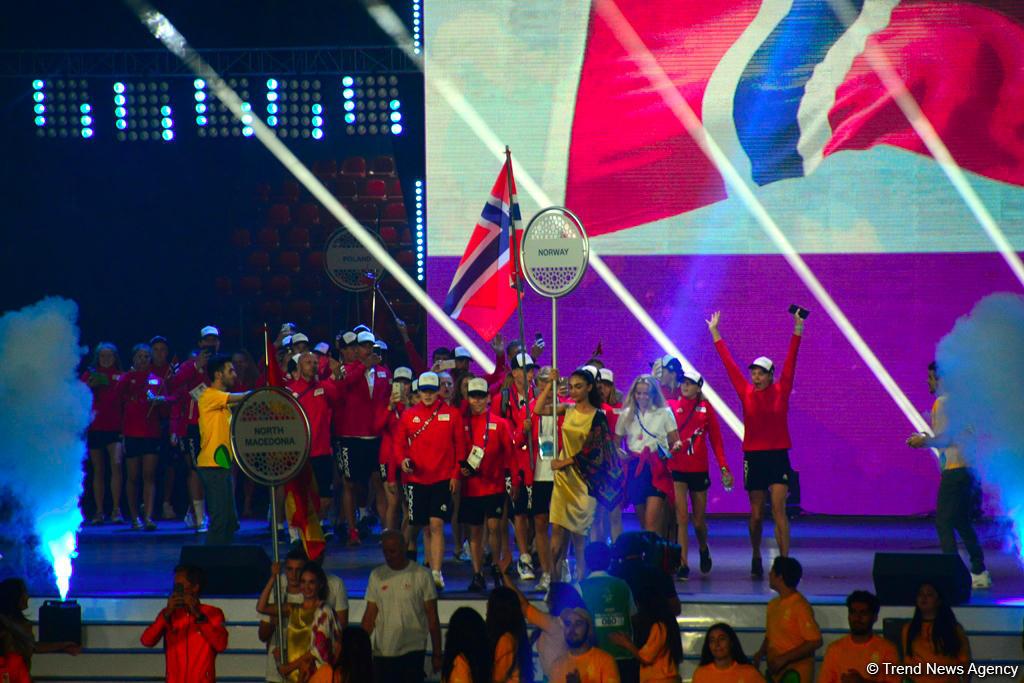 Enchanting opening ceremony of XV Summer European Youth Olympic Festival in Baku (PHOTOS)