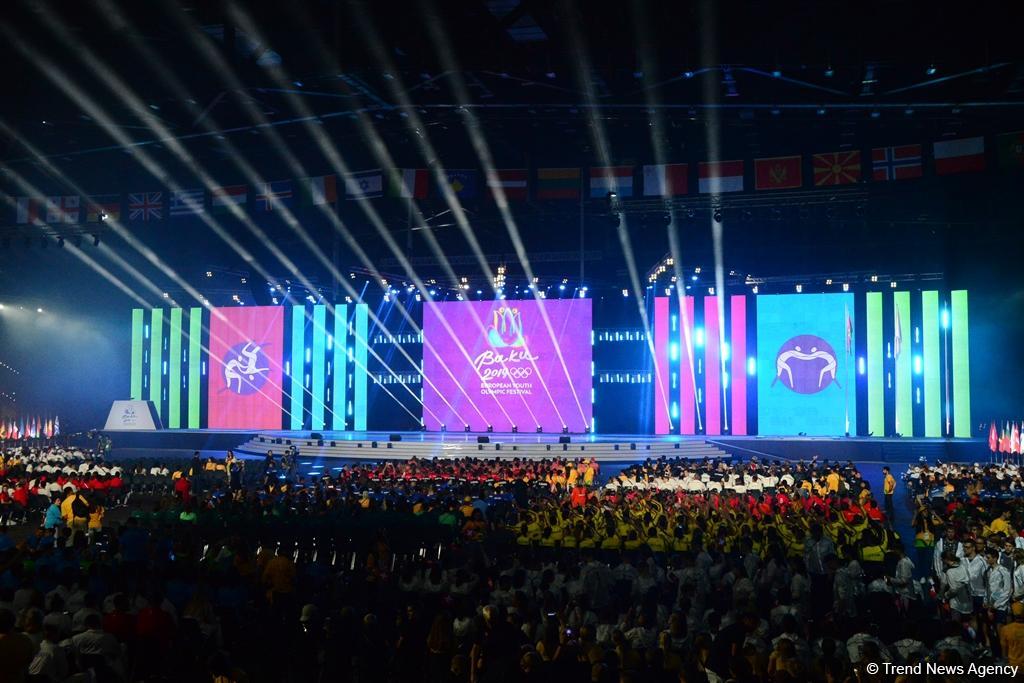 Enchanting opening ceremony of XV Summer European Youth Olympic Festival in Baku (PHOTOS)