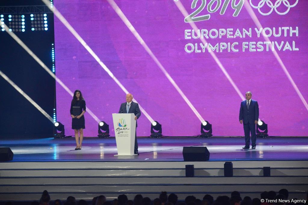 Enchanting opening ceremony of XV Summer European Youth Olympic Festival in Baku (PHOTOS)