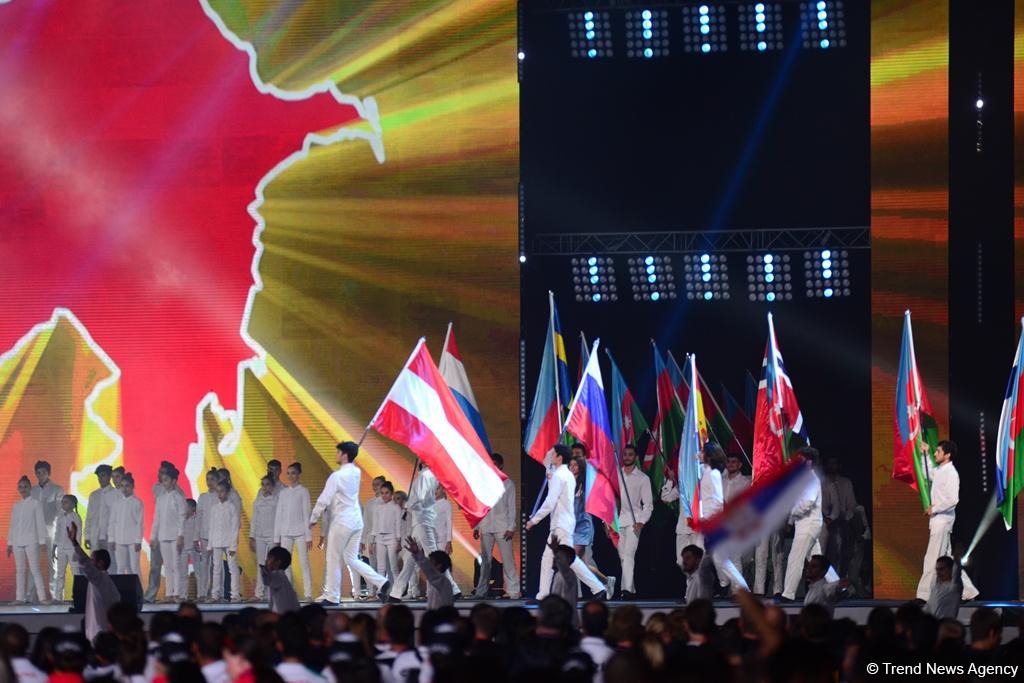 Enchanting opening ceremony of XV Summer European Youth Olympic Festival in Baku (PHOTOS)