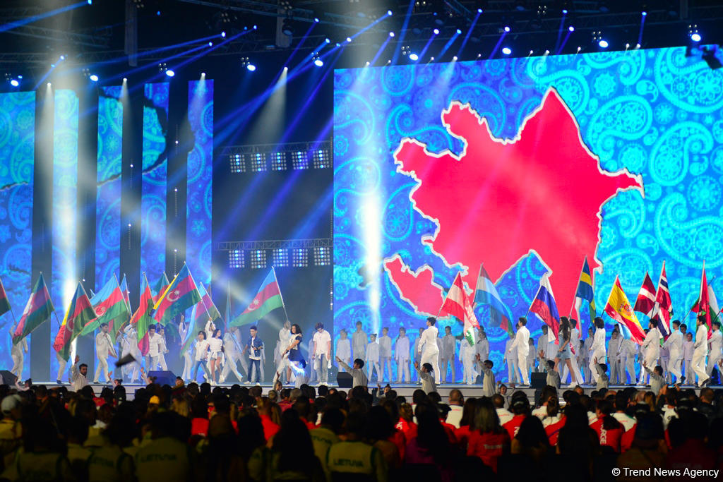 Enchanting opening ceremony of XV Summer European Youth Olympic Festival in Baku (PHOTOS)