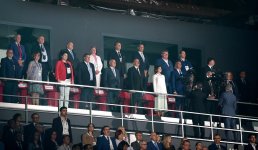 President Aliyev, First Lady Mehriban Aliyeva take part in solemn opening ceremony of 15th Summer European Youth Olympic Festival (PHOTO)