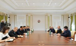 Ilham Aliyev: Arrival of freight train from China in Azerbaijan - sign of good prospects for co-op in economic, transport fields (PHOTO)