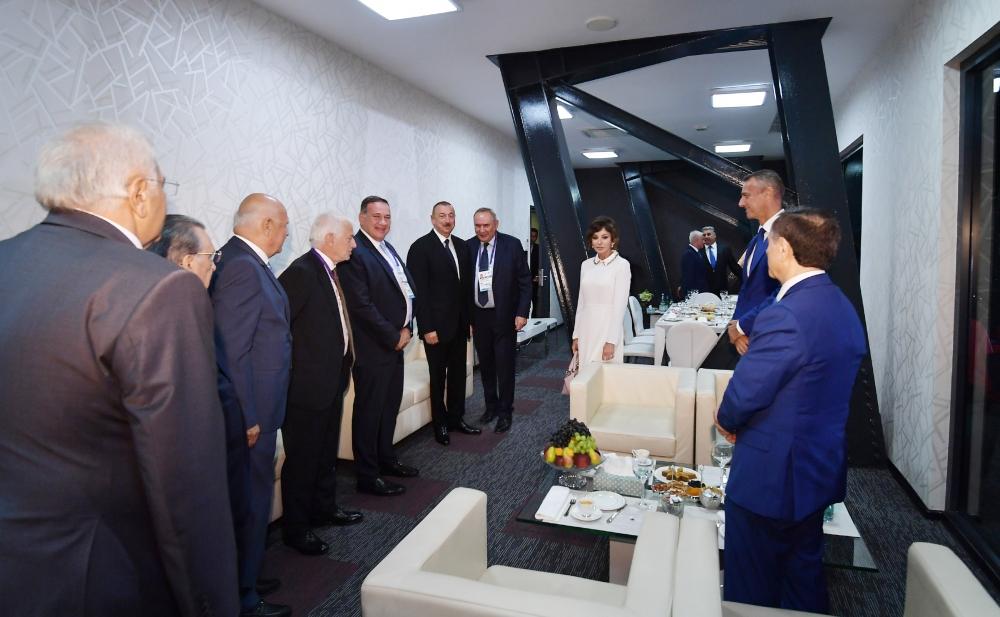 President Aliyev, First Lady Mehriban Aliyeva take part in solemn opening ceremony of 15th Summer European Youth Olympic Festival (PHOTO)