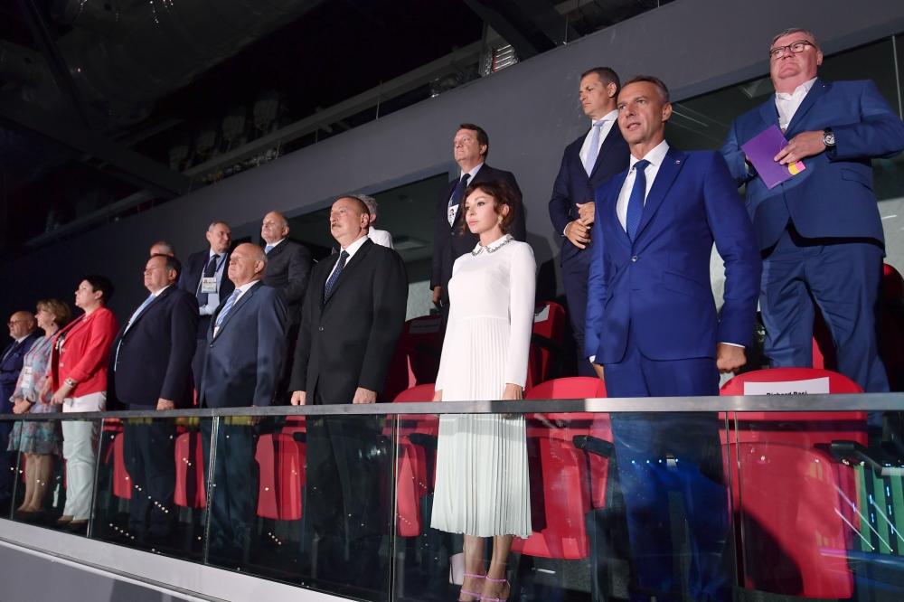 President Aliyev, First Lady Mehriban Aliyeva take part in solemn opening ceremony of 15th Summer European Youth Olympic Festival (PHOTO)