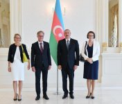 President Aliyev receives credentials of ambassadors of several countries (PHOTO)