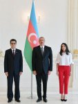 President Aliyev receives credentials of ambassadors of several countries (PHOTO)