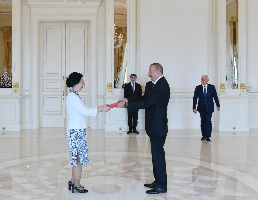 President Aliyev receives credentials of ambassadors of several countries (PHOTO)