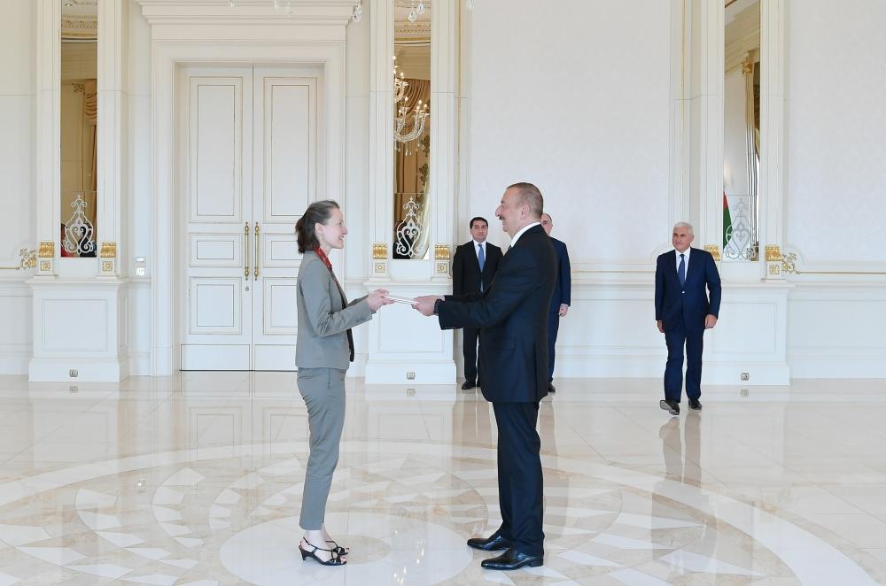 President Aliyev receives credentials of ambassadors of several countries (PHOTO)