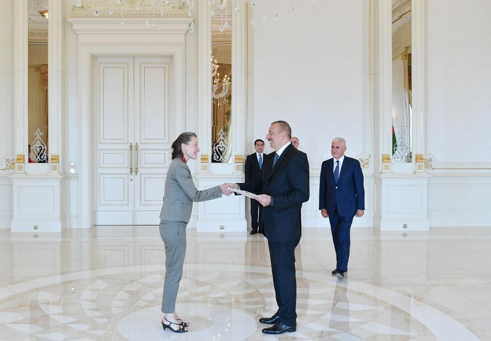 President Aliyev receives credentials of ambassadors of several countries (PHOTO)