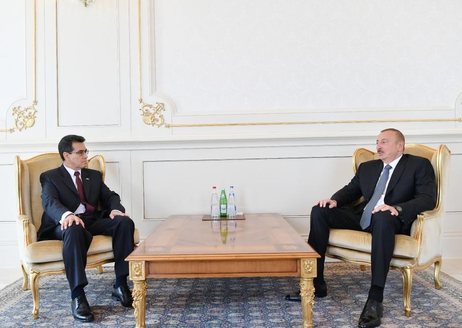 President Aliyev receives credentials of ambassadors of several countries (PHOTO)