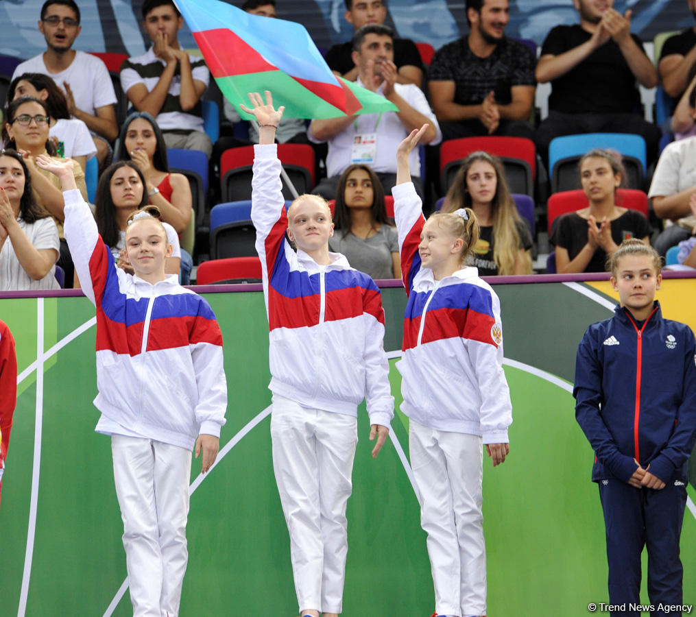 Winners of EYOF Baku 2019 artistic gymnastics competitions among women awarded (PHOTO)