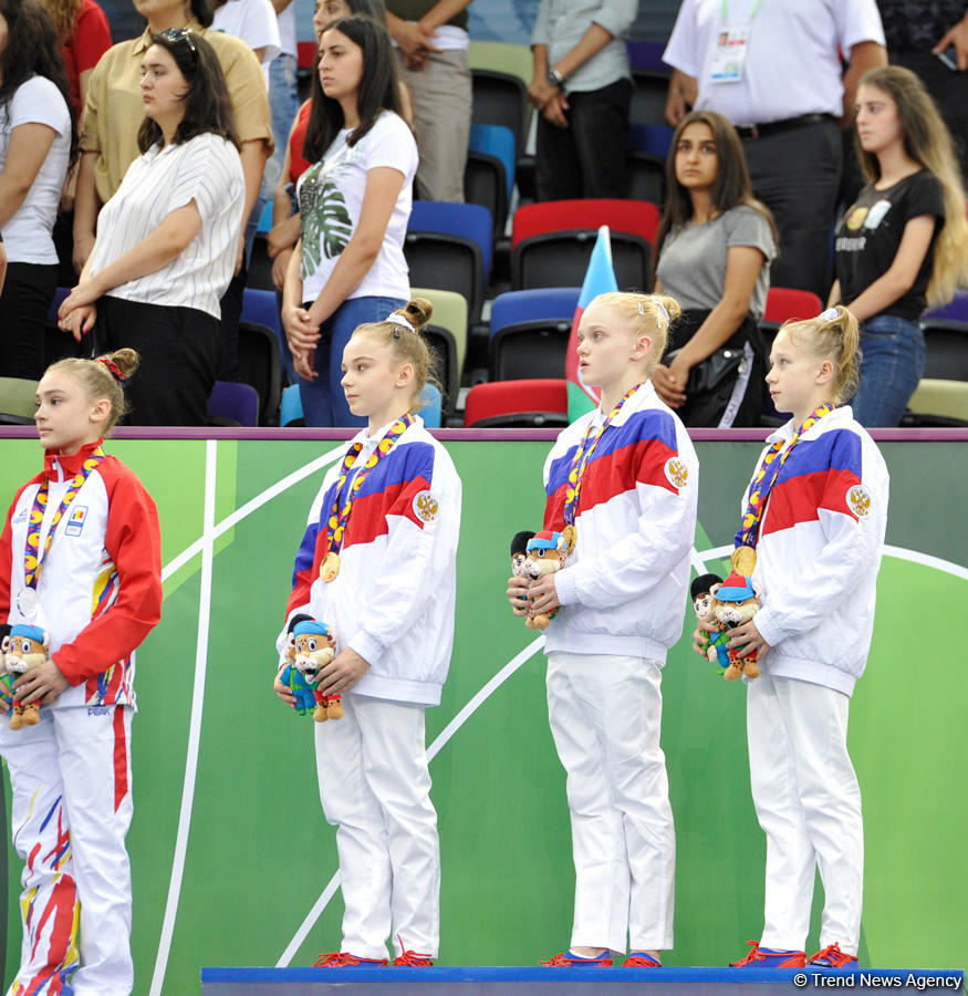 Winners of EYOF Baku 2019 artistic gymnastics competitions among women awarded (PHOTO)