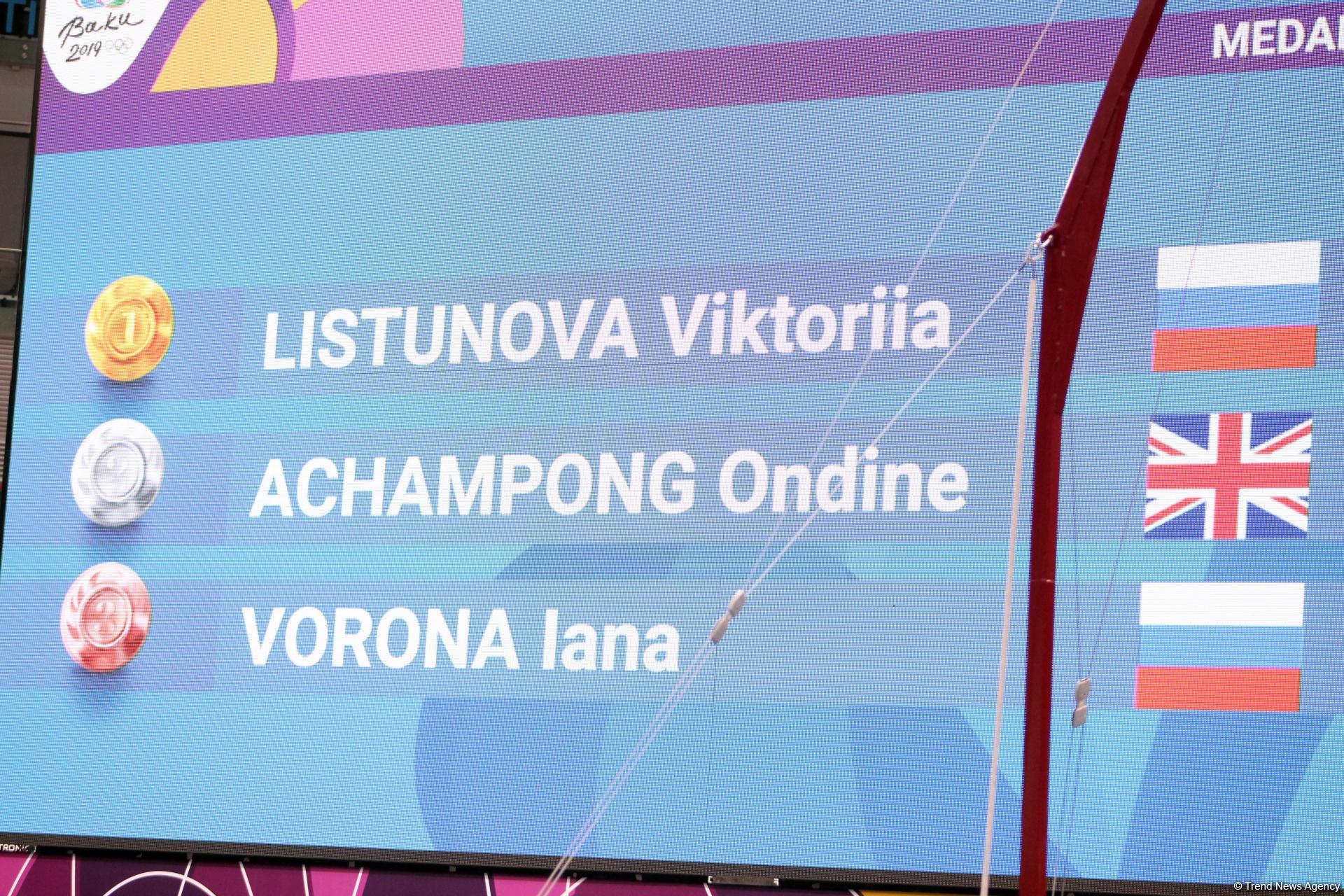 Russian gymnast grabs gold in EYOF Baku 2019 individual all-around competitions (PHOTO)