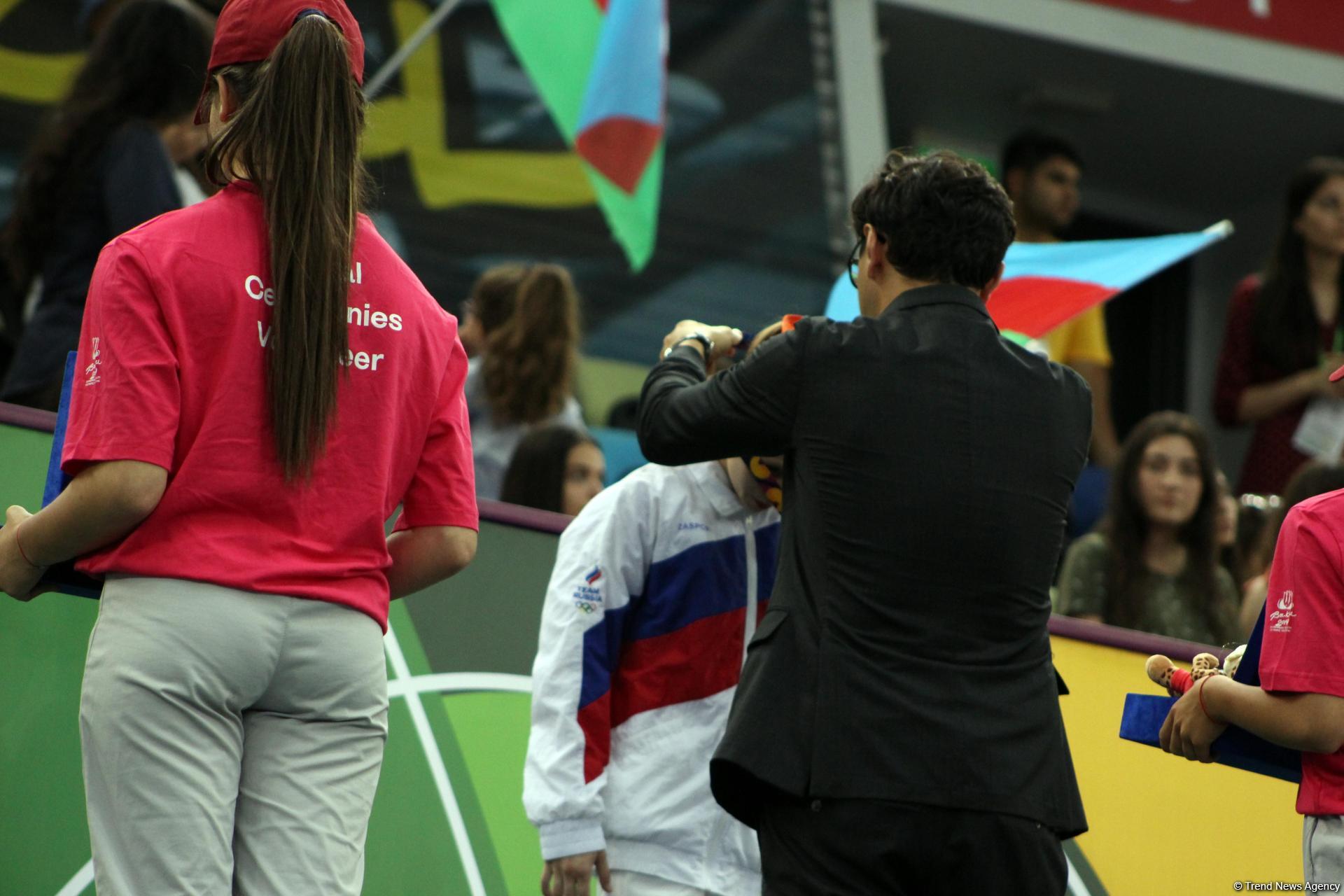Russian gymnast grabs gold in EYOF Baku 2019 individual all-around competitions (PHOTO)