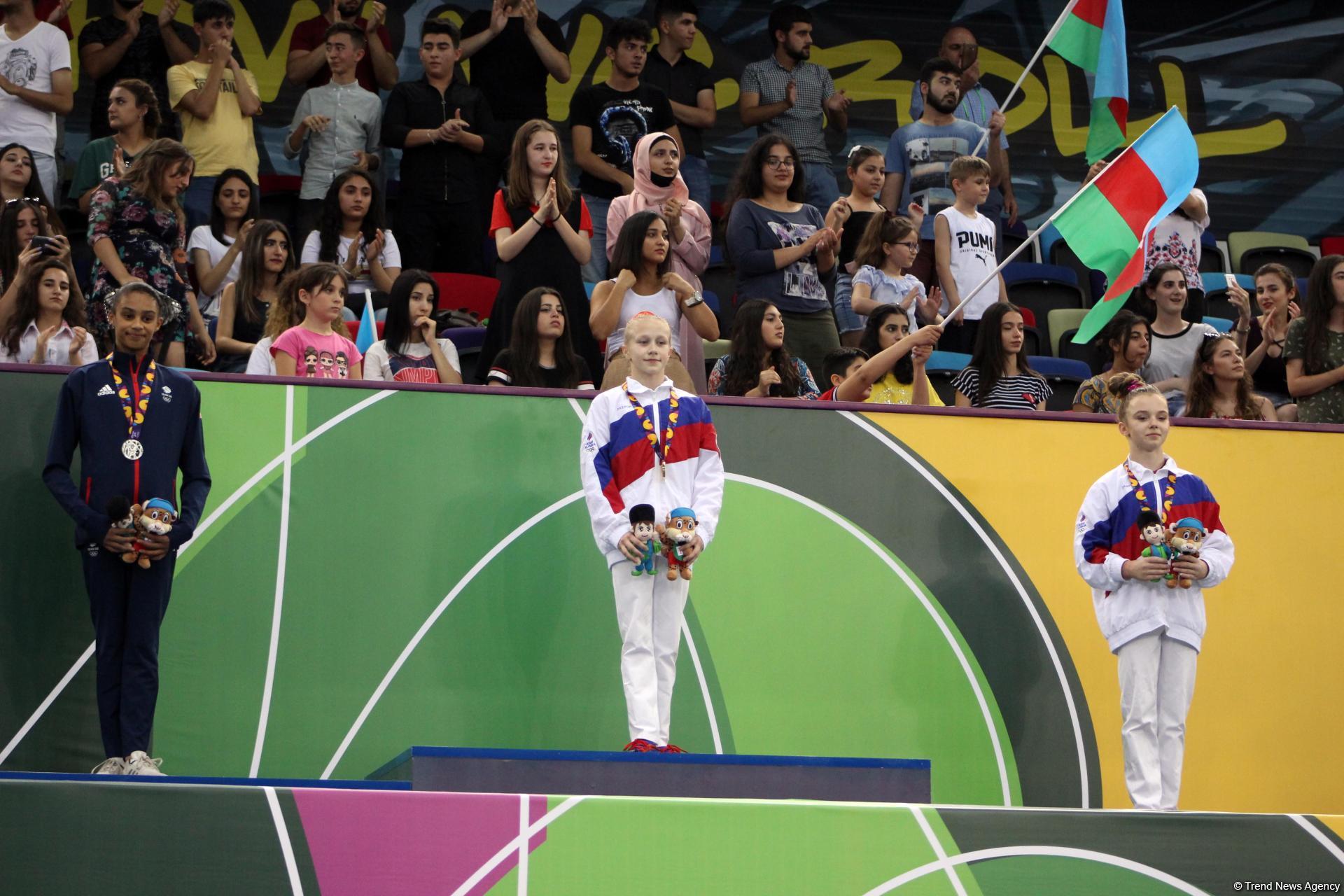 Russian gymnast grabs gold in EYOF Baku 2019 individual all-around competitions (PHOTO)