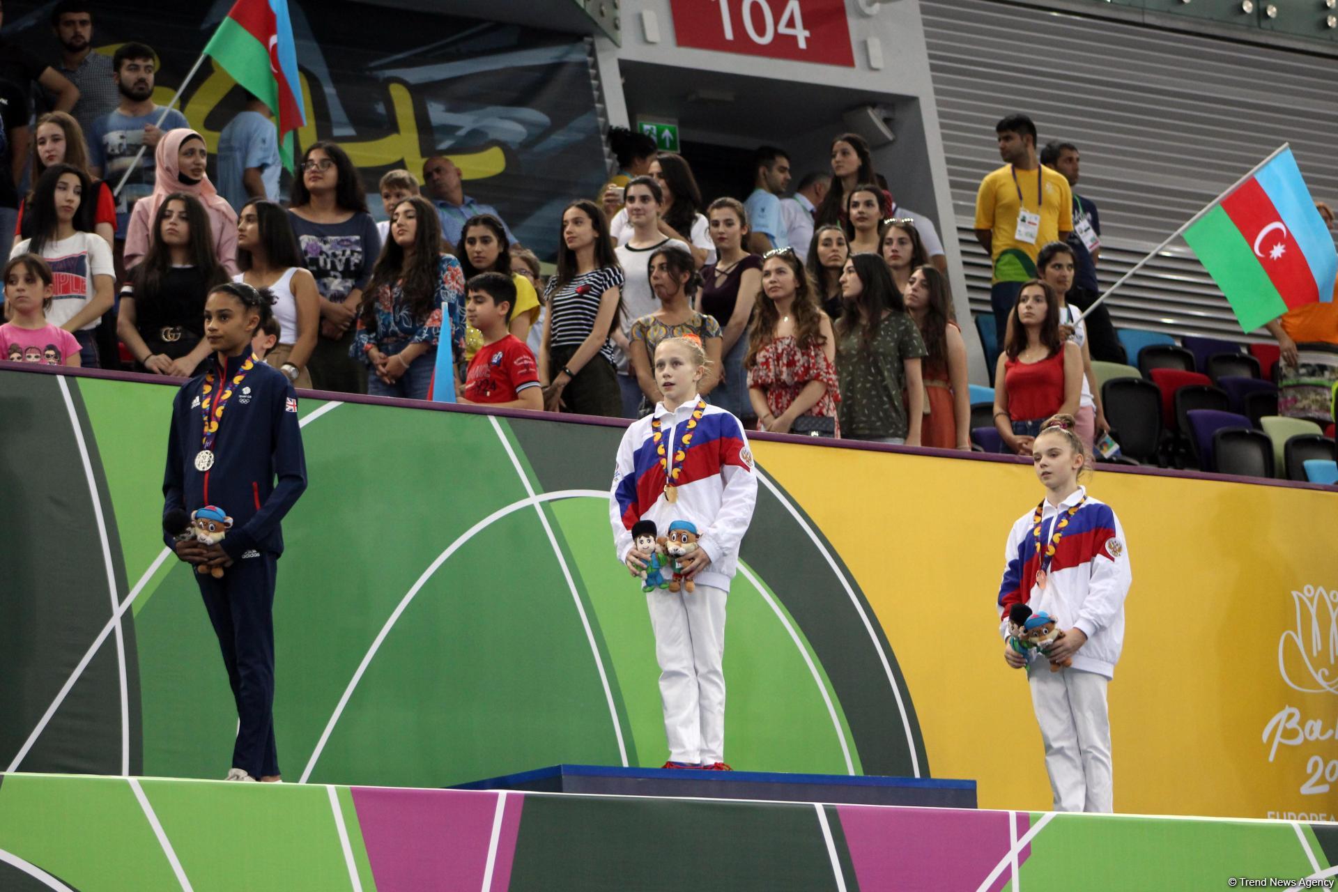 Russian gymnast grabs gold in EYOF Baku 2019 individual all-around competitions (PHOTO)