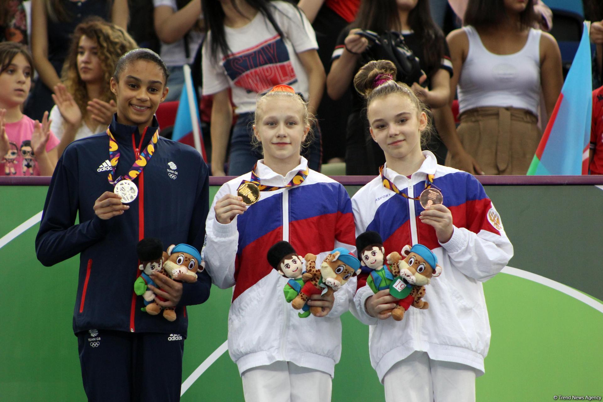 Russian gymnast grabs gold in EYOF Baku 2019 individual all-around competitions (PHOTO)