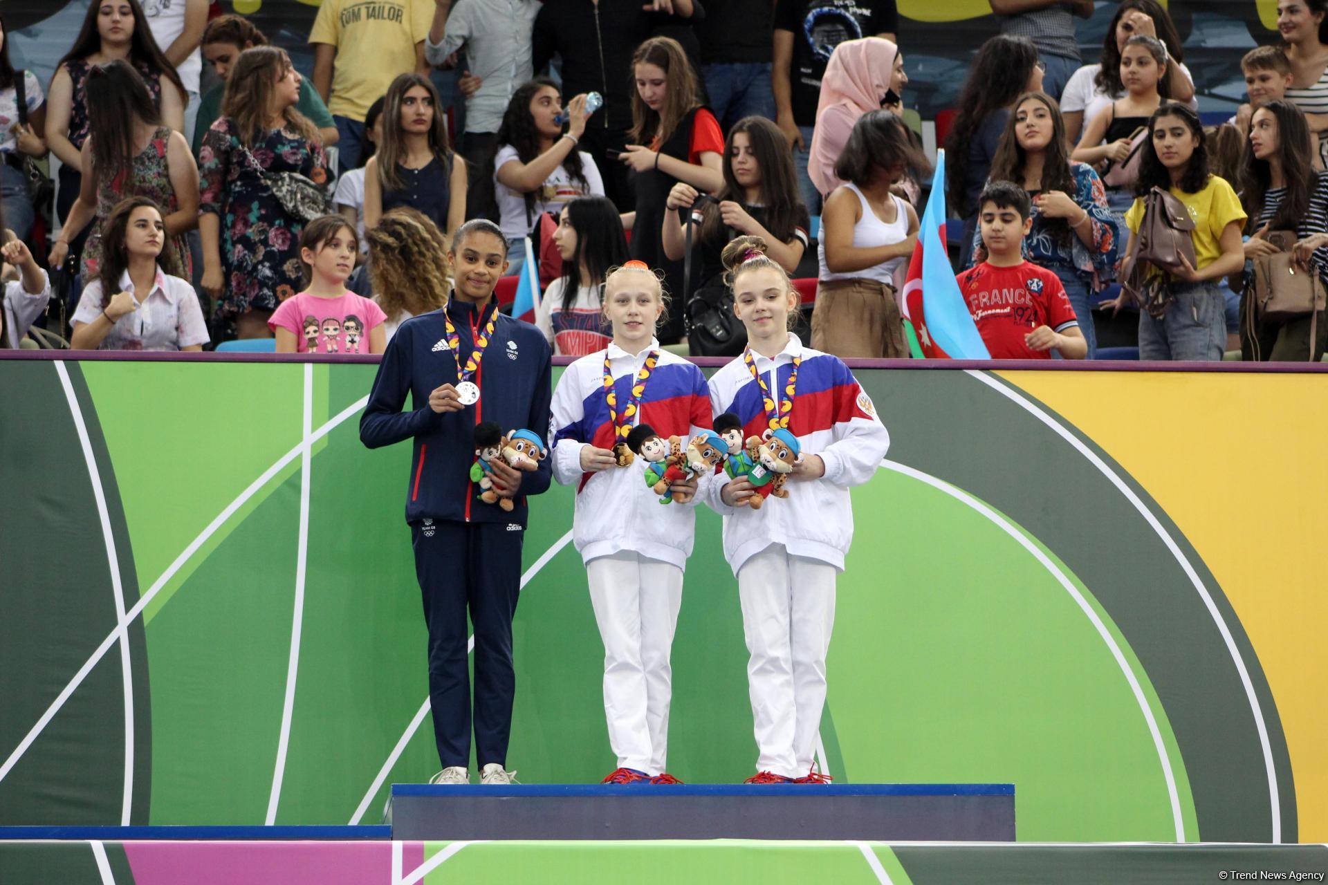 Russian gymnast grabs gold in EYOF Baku 2019 individual all-around competitions (PHOTO)