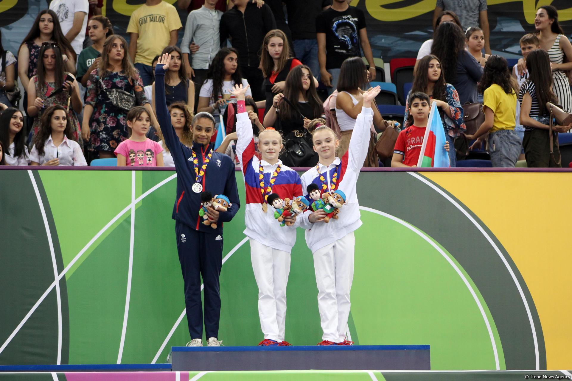Russian gymnast grabs gold in EYOF Baku 2019 individual all-around competitions (PHOTO)