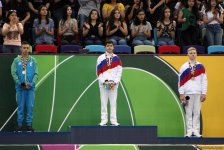 Winners in rings and uneven bars exercises awarded at EYOF Baku 2019 (PHOTO)
