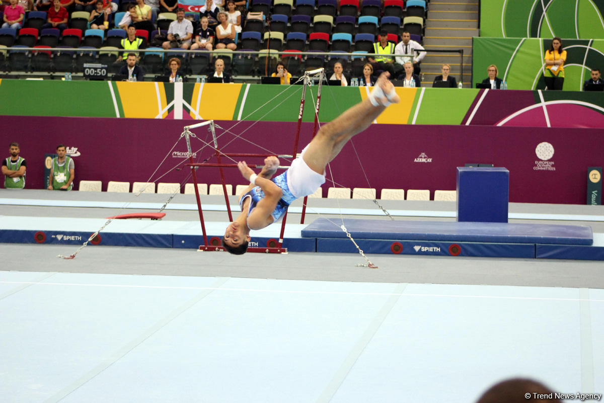 Best moments of 4th day of artistic gymnastics competitions at EYOF Baku 2019 (PHOTO)
