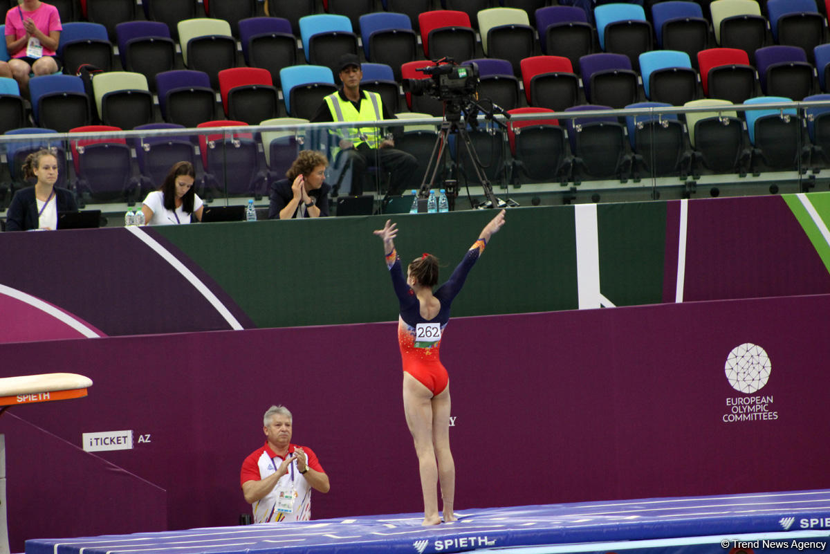 Best moments of 4th day of artistic gymnastics competitions at EYOF Baku 2019 (PHOTO)