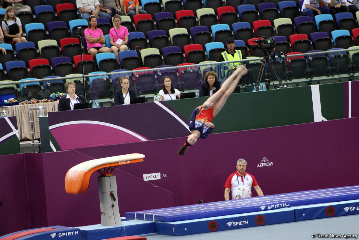 Best moments of 4th day of artistic gymnastics competitions at EYOF Baku 2019 (PHOTO)