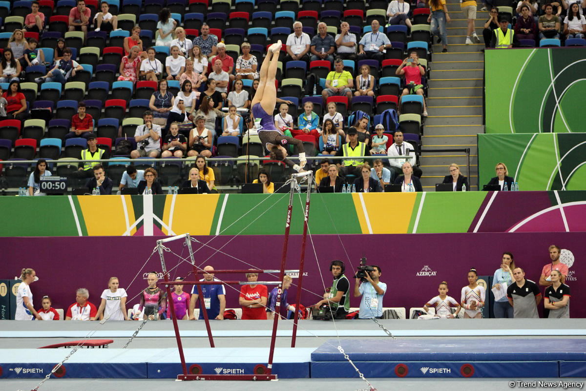 Best moments of 4th day of artistic gymnastics competitions at EYOF Baku 2019 (PHOTO)